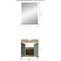 Furnilux Scout badkamercombinatie salie mdf tz artisan nb