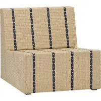 House Doctor Jass loungestoel naturel/zwart