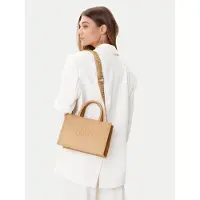 Tous Dames Brenda beige middelgrote shopper tas (OSFA), Casual, Polyurethaan 2002192144