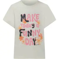 Cars Little T-shirt wit Meisjes Stretchkatoen Ronde hals Printopdruk - maat 92