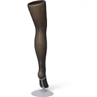 Bonnie Doon Dames Panty 30 Denier met Strass Steentjes Zwart maat S/M - Chique Panty - Glimmende Steentjes - Brede Boord - Comfort - Strass Detail Tights - Feestelijk - Black - BP201902.101