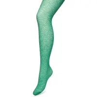 Bonnie Doon Grafische Panty 40 Denier Fel Groen Dames maat S/M - Grafisch - Print - Gladde Naden - Maximaal Draagcomfort - Chique Panty - Feestelijk - Eclectic Tights - Jellybean - BP221911.257