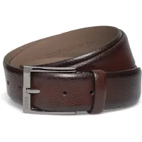 BOSS Riem van echt rundleer met logodetail model 'Elloy-Gr_Sz35'