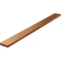 Brauer los multifunctioneel tegelinlegrooster 70cm geborsteld koper PVD