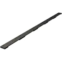 Brauer Douchegootrooster StanGrid Zwart Standaard tbv Douchegoot STD/W/PS 160x7 cm