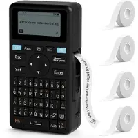 SCH Labelmaker - Labelprinter - Label Maker - Zwart - 17cm x 9cm x 6cm