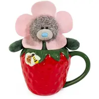 Carte Blanche Mug & Plush Strawberry Flower M5 14 cm