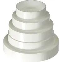 Europlast Kunststof ventilatie verloop universeel voor diameter 80 t/m 150 mm VA80