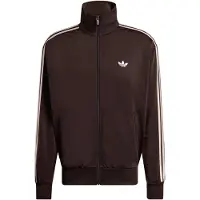 Adidas Sweatvest 'Firebird' donkerbruin / rosa