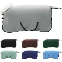vidaXL Paardendeken Volledig Donkergroen 125 cm Polar fleece