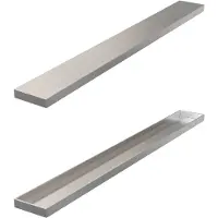 Brauer los multifunctioneel tegelinlegrooster 60cm RVS geborsteld