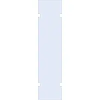 Brauer wand 60 helder glas tweezijdige uitsparingen