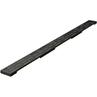 Brauer Douchegootrooster StanGrid Zwart Standaard tbv Douchegoot STD/W/PS 100x7 cm