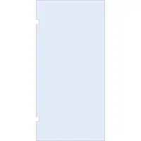 Brauer Wand 110 helder glas enkelzijdige uitsparingen