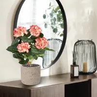 Maxifleur Kunstplanten Hortensia kunstplant 40cm rose