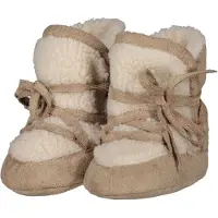 Barts slofjes Katjuk beige 6 tm 12 maanden Bruin Jongens/Meisjes Polyester