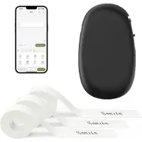 SCH Labelmaker - Labelprinter - Label Maker - Zwart- 6cm x 16cm x 9cm