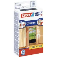 TESA vliegenhor COMFORT voor deuren, 2 stuks, elk 0,65 m x 2,50 m