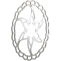Ashima ARO 09 AI2 6 Gaten Schijf Zilver || Maat: 160 mm