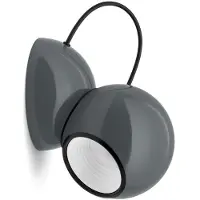 Stilnovo Wandlampe , Gravitino, dimbare, Grijs, Woonkamer, Metaal, Designer