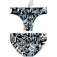 Turbo Multi Triathlon Swimming Brief Zwart XL Man
