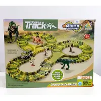Paradiso Toys Dinosaurus Track Paradise Toys - Autobaan - 120pcs