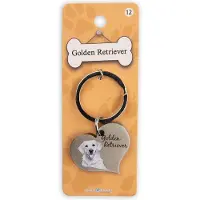 Paper Dreams Golden Retriever sleutelhanger