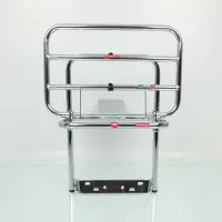 Faco Porte bagage pour scooter Piaggio 125 Vespa Pxe 1981 à 1997 chromé Neuf