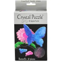 Crystal Puzzle Crystal puzzel vlinder - 3D puzzel met 38 onderdelen