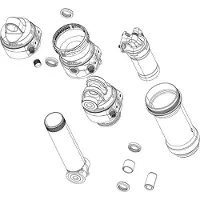 RockShox Deluxe/super Deluxe Corp Ifp Bearning Eyelet Set Met Achtervering