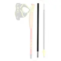 LEKI Ultratrail Fx One Superlite-stokken/stokken/neotrail Fx One Superlite-stokken Middendeel 3 105-110 Cm Geel 14-12 mm