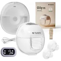 NENO Olly 35 Draadloze elektrische borstkolf, BPA-vrij, timer en duidelijk LED-display