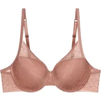 Triumph Voorgevormde bh Signature Sheer | Maat: 75A | Kleur: Bruin