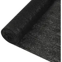 vidaXL Privacynet 150 g/m² 3,6x50 m HDPE zwart