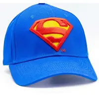 COTTON DIVISION - Superman Logo - Baseball Pet - Blauw