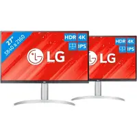 LG 27UP83AK-W Lot de 2