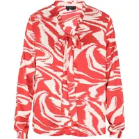 Faina Blouse rood / wolwit