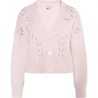 IZIA Gebreid vest 'Eyota' rosa