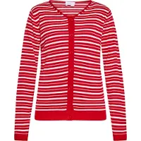 Usha Gebreid vest rood / wit