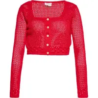 IZIA Gebreid vest rood