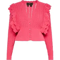 Faina Gebreid vest pitaja roze