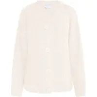 Usha Gebreid vest 'Lynnea' lichtbeige