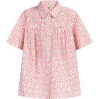 IZIA Blouse lichtroze / wit