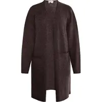 Usha Gebreid vest 'Carnea' donkerbruin