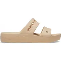 Crocs Damesklomp Baya Platform in Beige