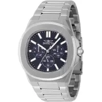 Invicta Speedway 48326 Heren Horloge - Quartz Uurwerk - Roestvrij Staal met blauwe Wijzerplaat - 41mm