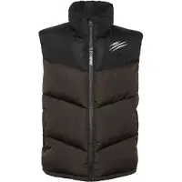 Plein sport Bodywarmer chocoladebruin / zwart / wit
