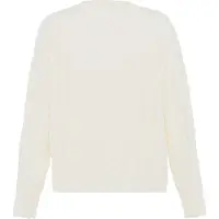 Faina Gebreid vest wolwit