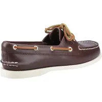 Sperry Authentic 2 Eye Leer Heren Bruine Bootschoenen