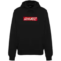 Diesel Arrow Logo Zwarte Kaviaar Hoodie